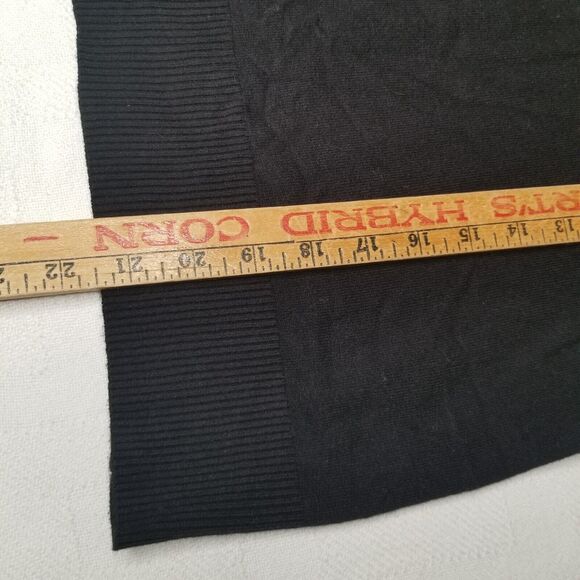 SIONI 3D Flower Sleeve Black Turtleneck Sweater Small Bloomcore Fairy Whimsigoth - Picture 7 of 11